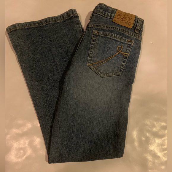 The Children’s Place Girls Flare Stretch Jeans Size 10 - Picture 1 of 9